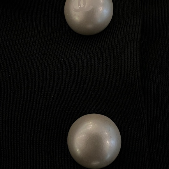 Chanel Pearl Embellished Button Detail Long Sleeve Blouse - Picture 6 of 8